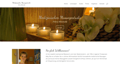 Desktop Screenshot of med-massage-wienold.de